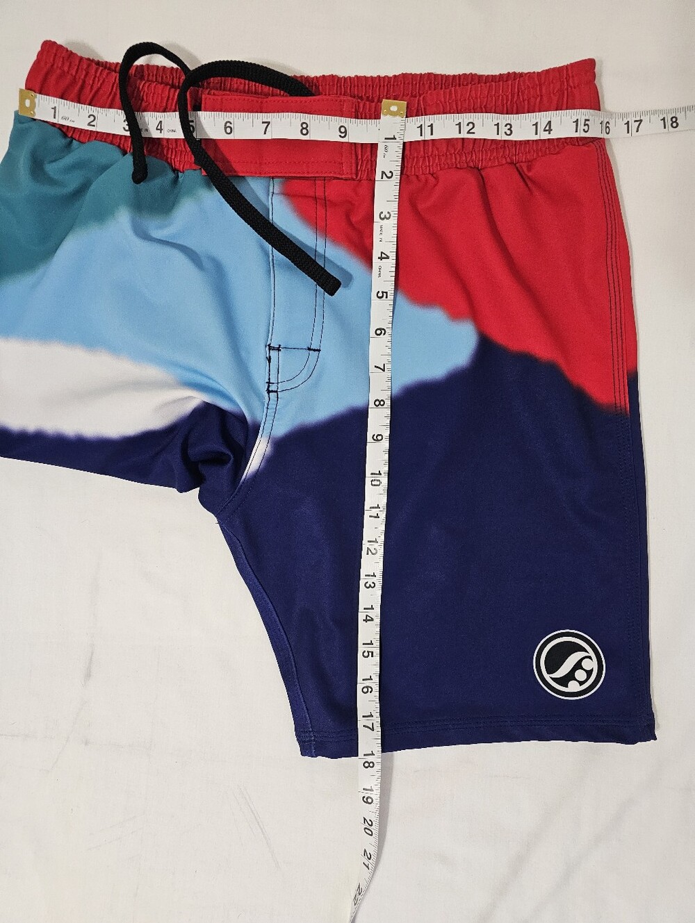Shoyoroll Uniforms USA Made Active Combat Shorts 2XL Red Blue Colorblock - Picture 9 of 10